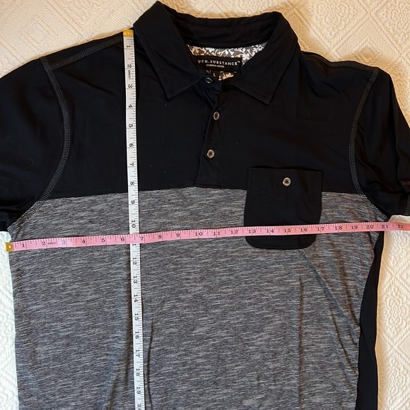 Truth.Substance Large Black/Grey Polo - Picture 9 of 11